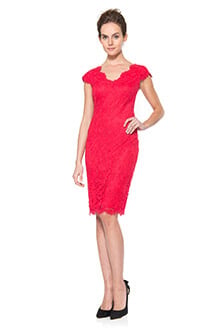 Embroidered Lace Dress