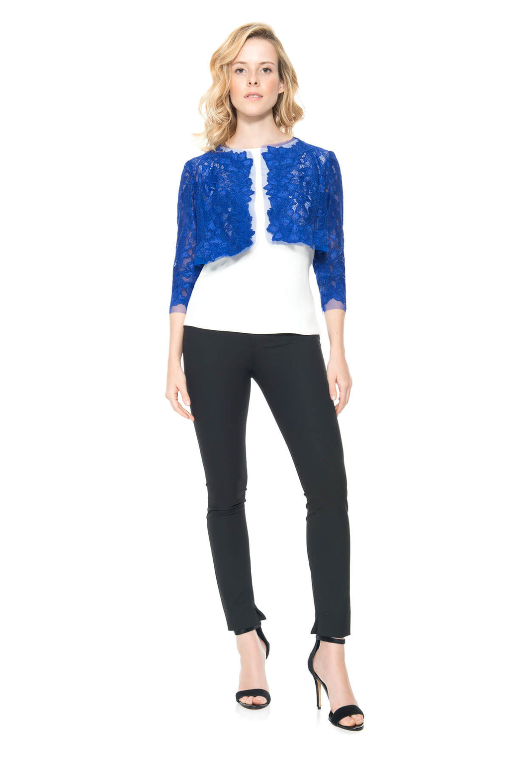 Tadashi Shoji - Long Sleeve Lace Bolero