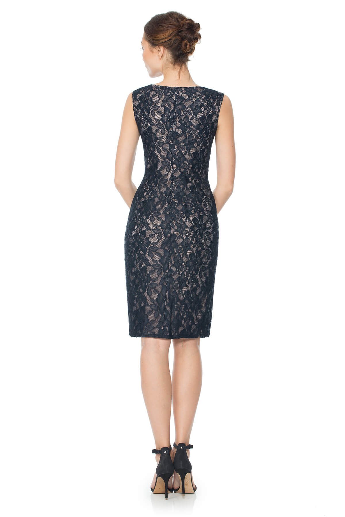 Corded Lace Capelet & Sheath Set