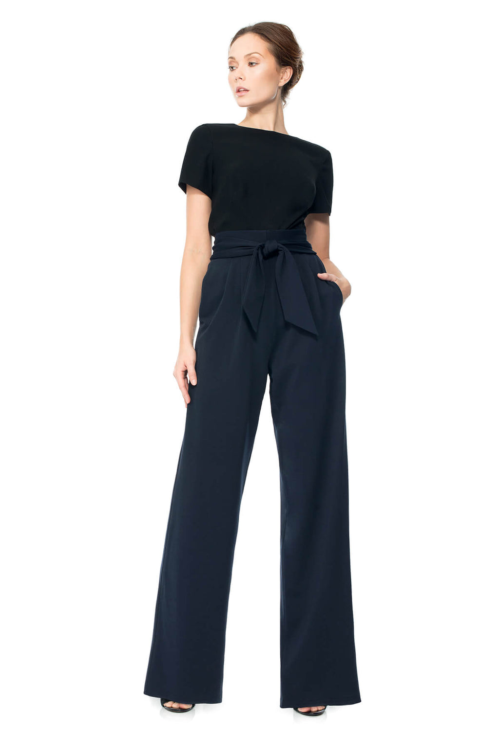 Tadashi Shoji - Tie Waist Pant