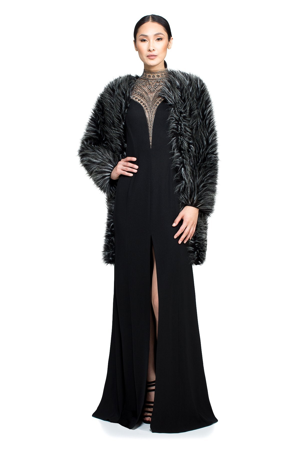Tadashi Shoji - Whitney Faux Fur Coat