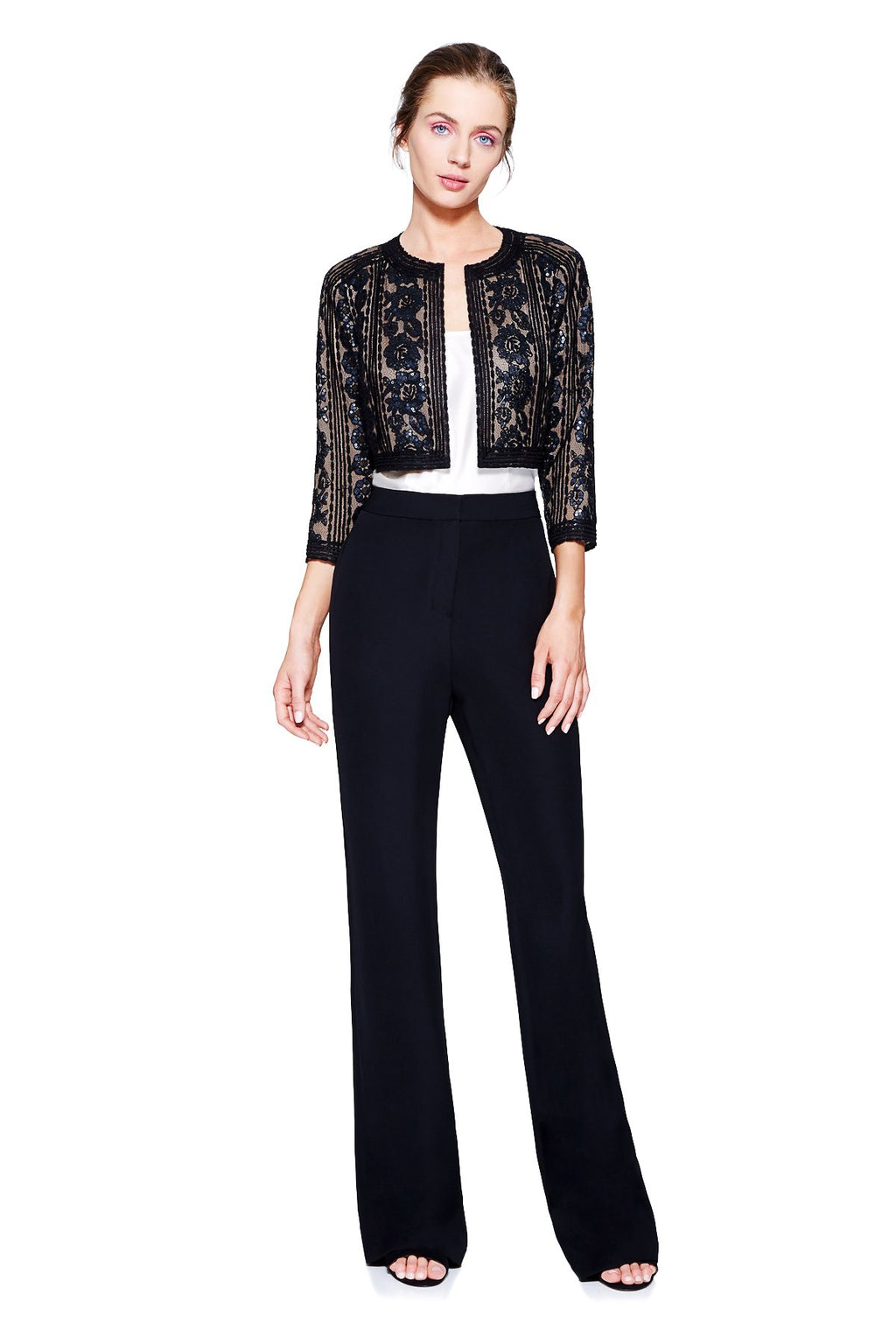 Tadashi Shoji - Wide Leg Crepe Pant