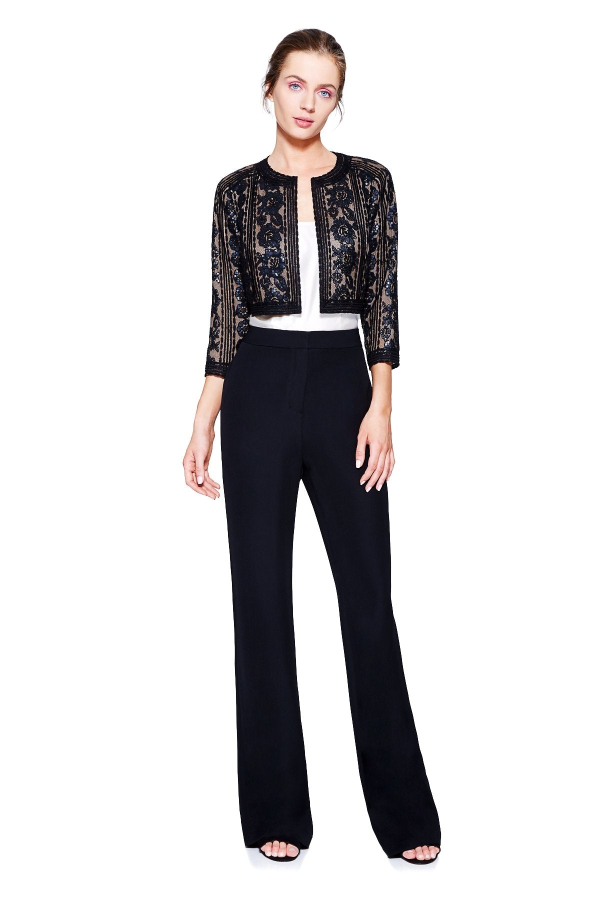 Tadashi Shoji - Wide Leg Crepe Pant