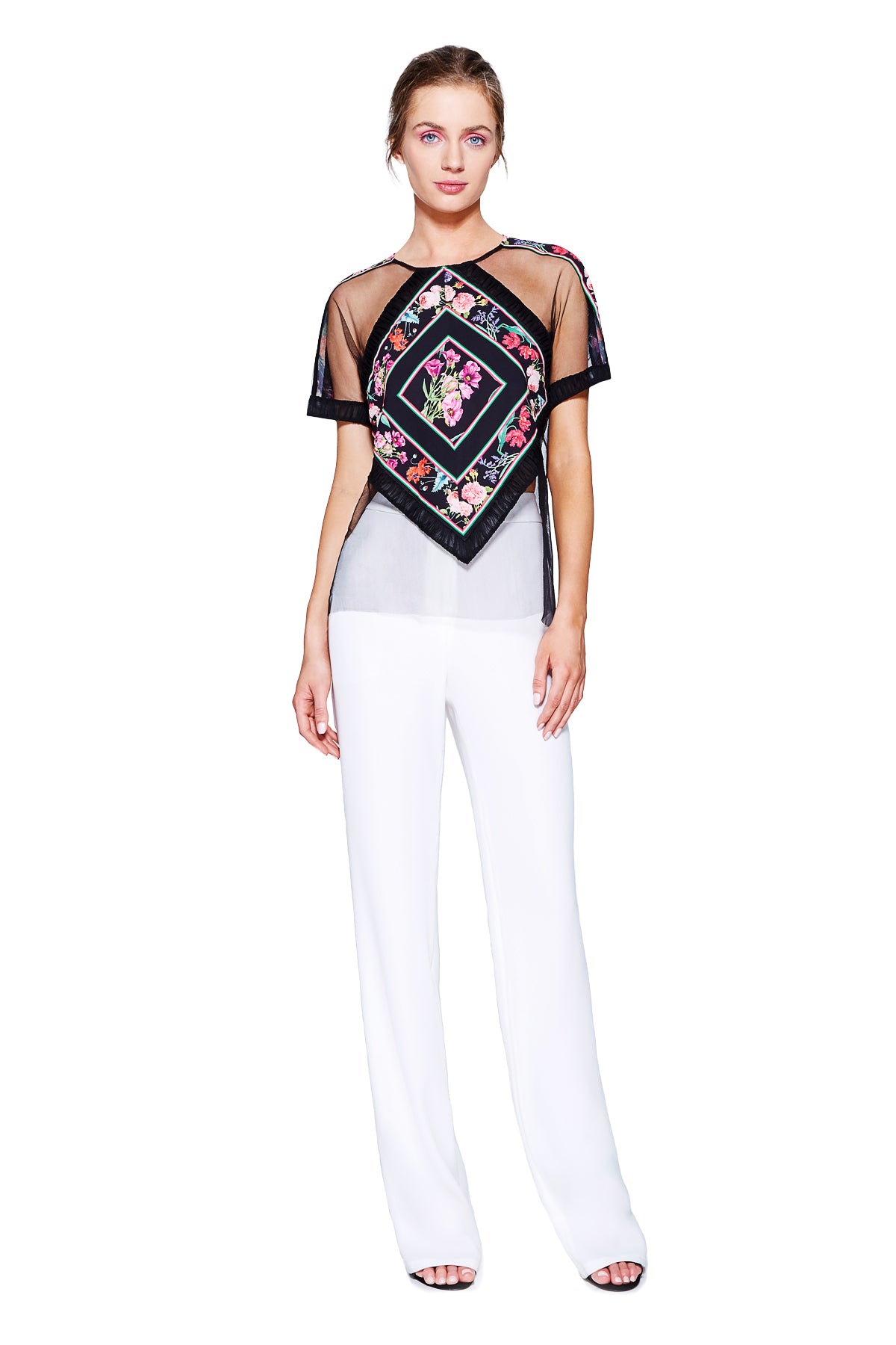 Tadashi Shoji - Wide Leg Crepe Pant 