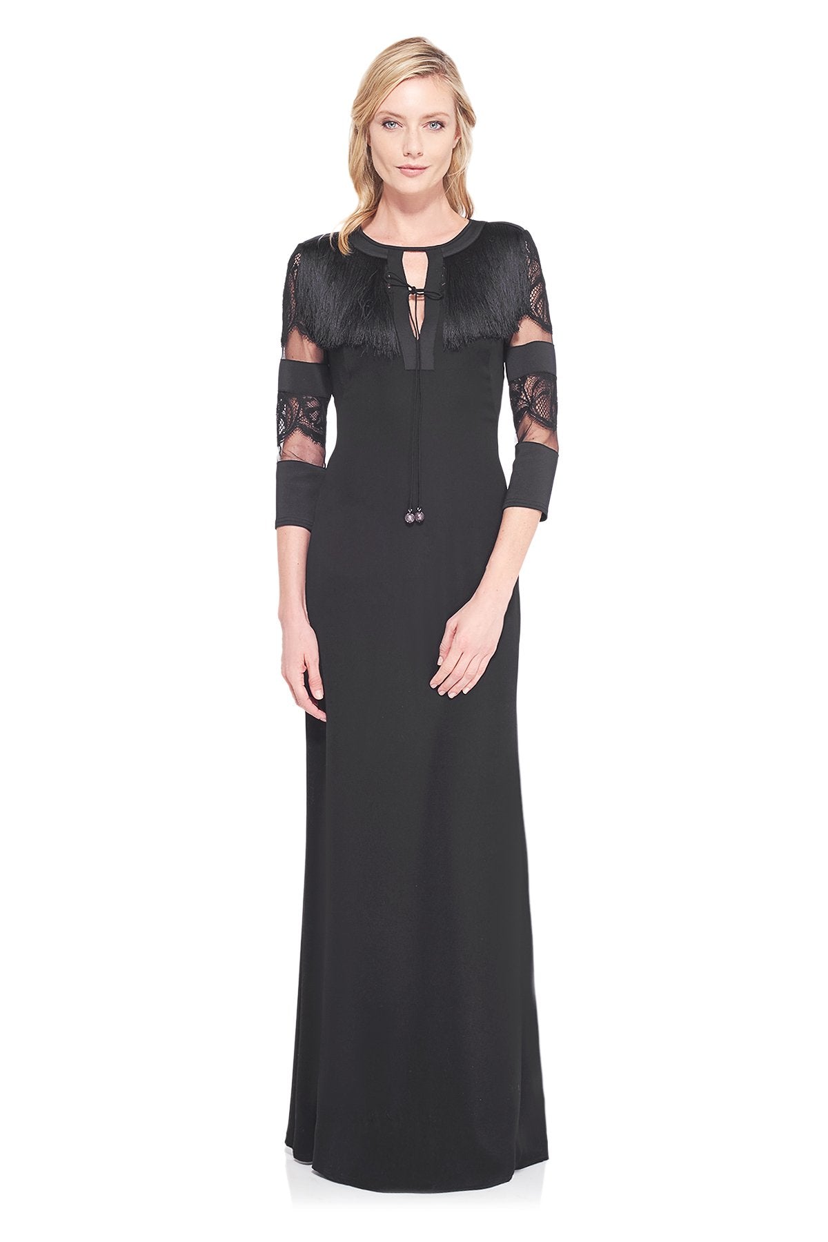 Tadashi Shoji - Corisande Fringe Gown