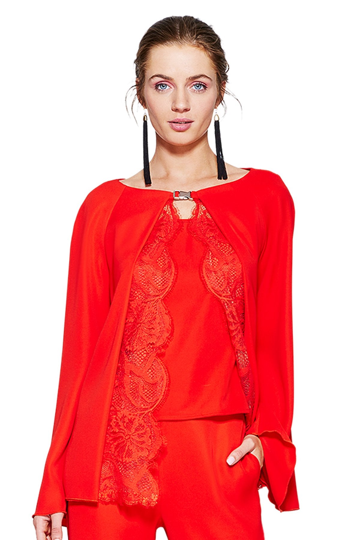 Tadashi Shoji - Hester Crepe Top