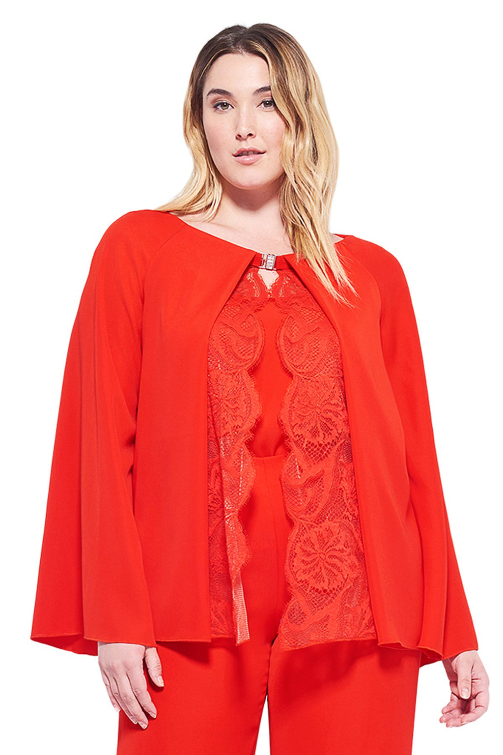  Tadashi Shoji Plus Size - Hester Crepe Top