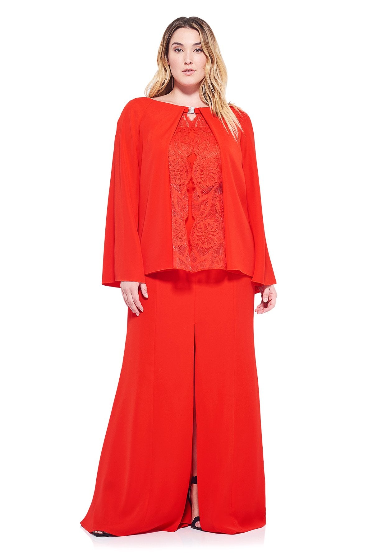 Tadashi Shoji Plus Size - Edeline Crepe Skirt