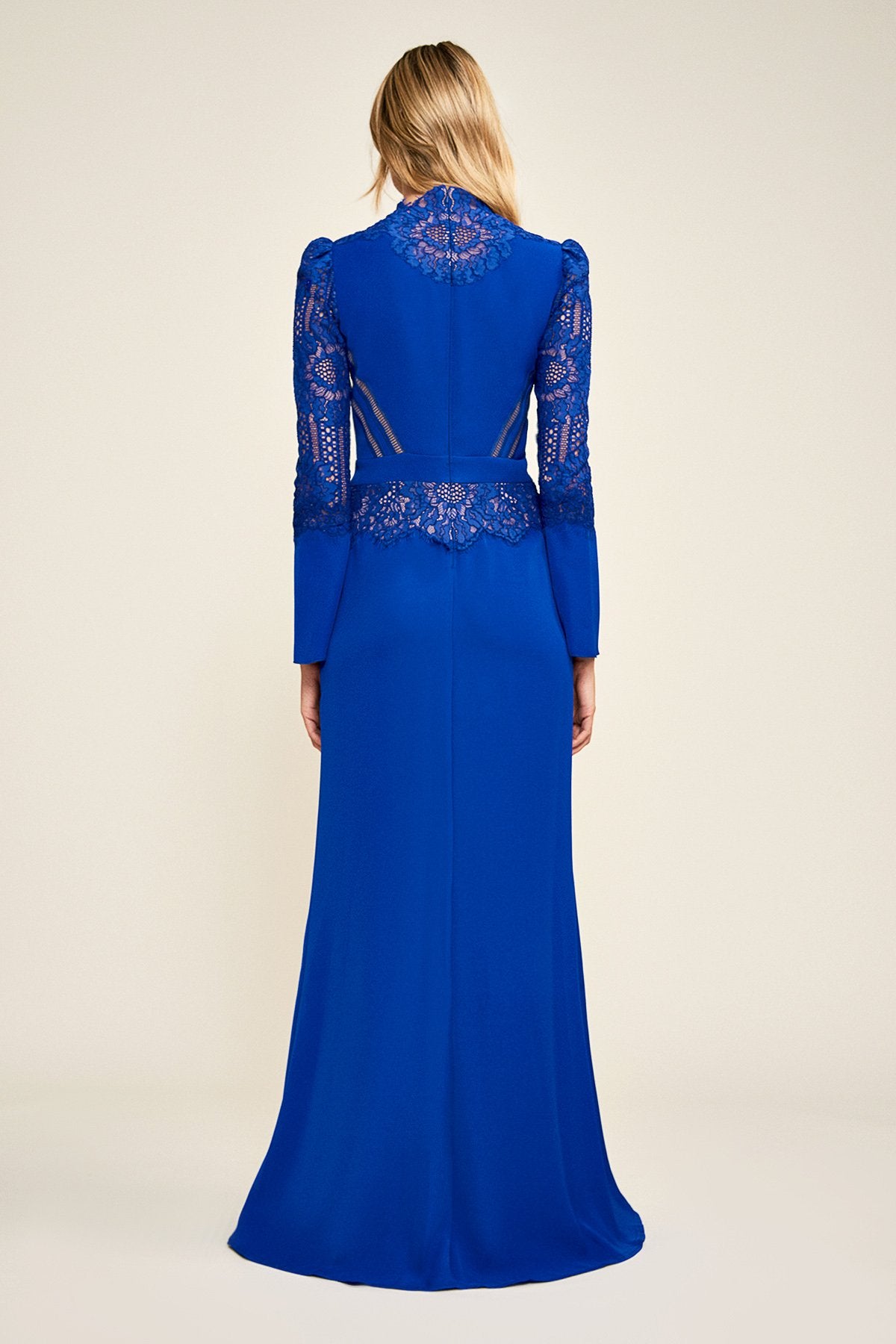 Tadashi Shoji - Marianna Crepe Long Sleeve Gown