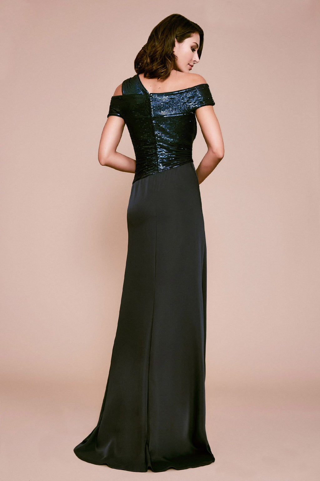 Tadashi Shoji - Vesta Sequin Crepe Gown
