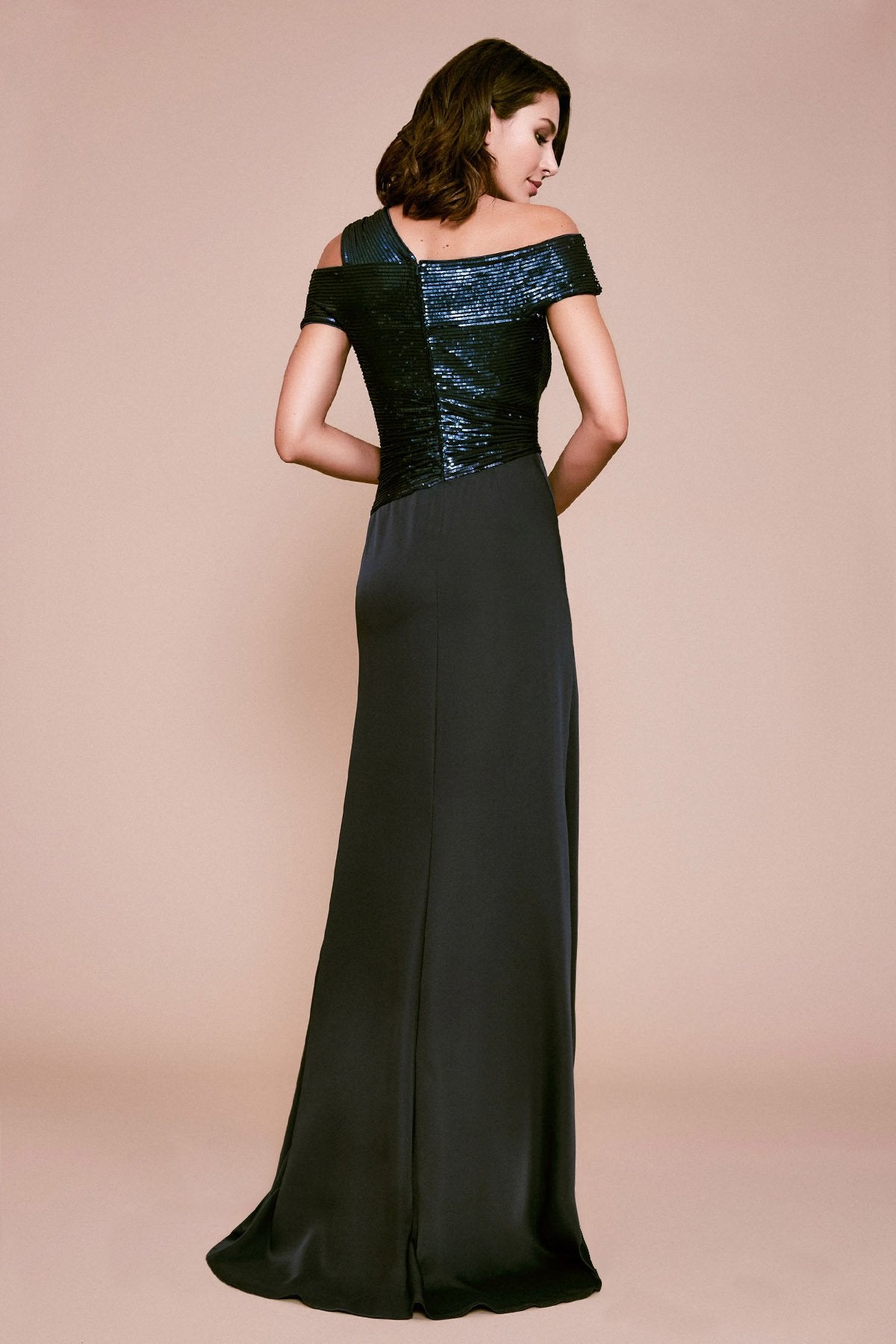 Tadashi Shoji - Vesta Sequin Crepe Gown