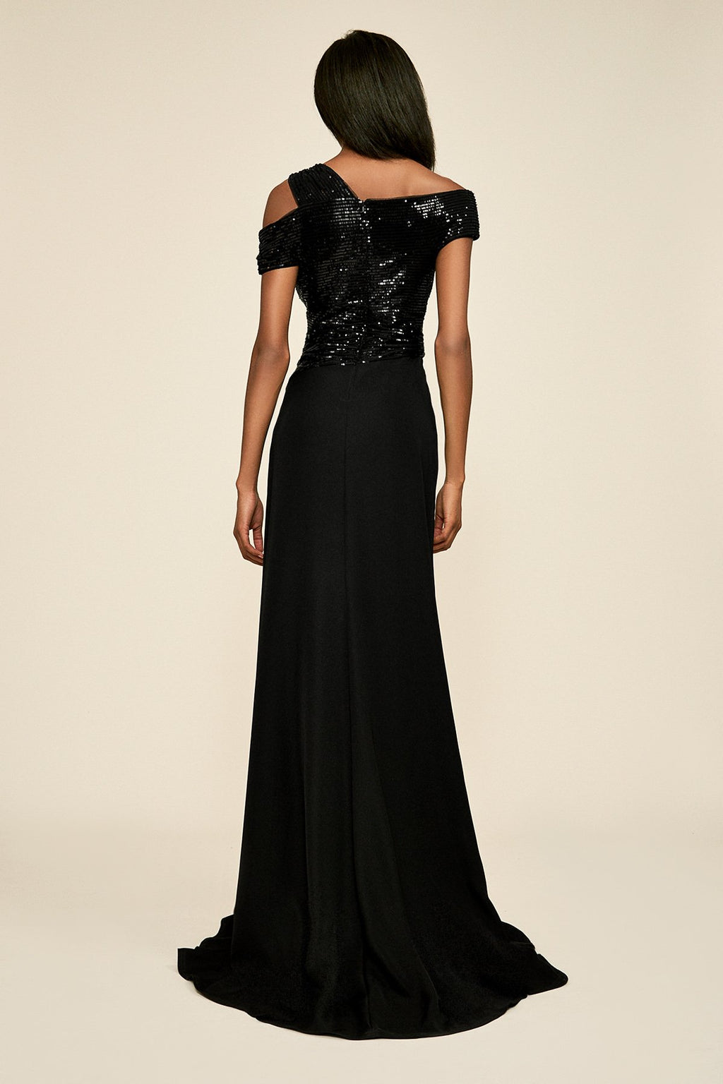 Vesta Sequin Crepe Gown