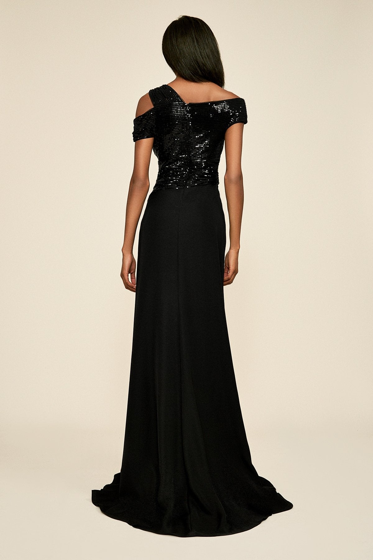 Vesta Sequin Crepe Gown