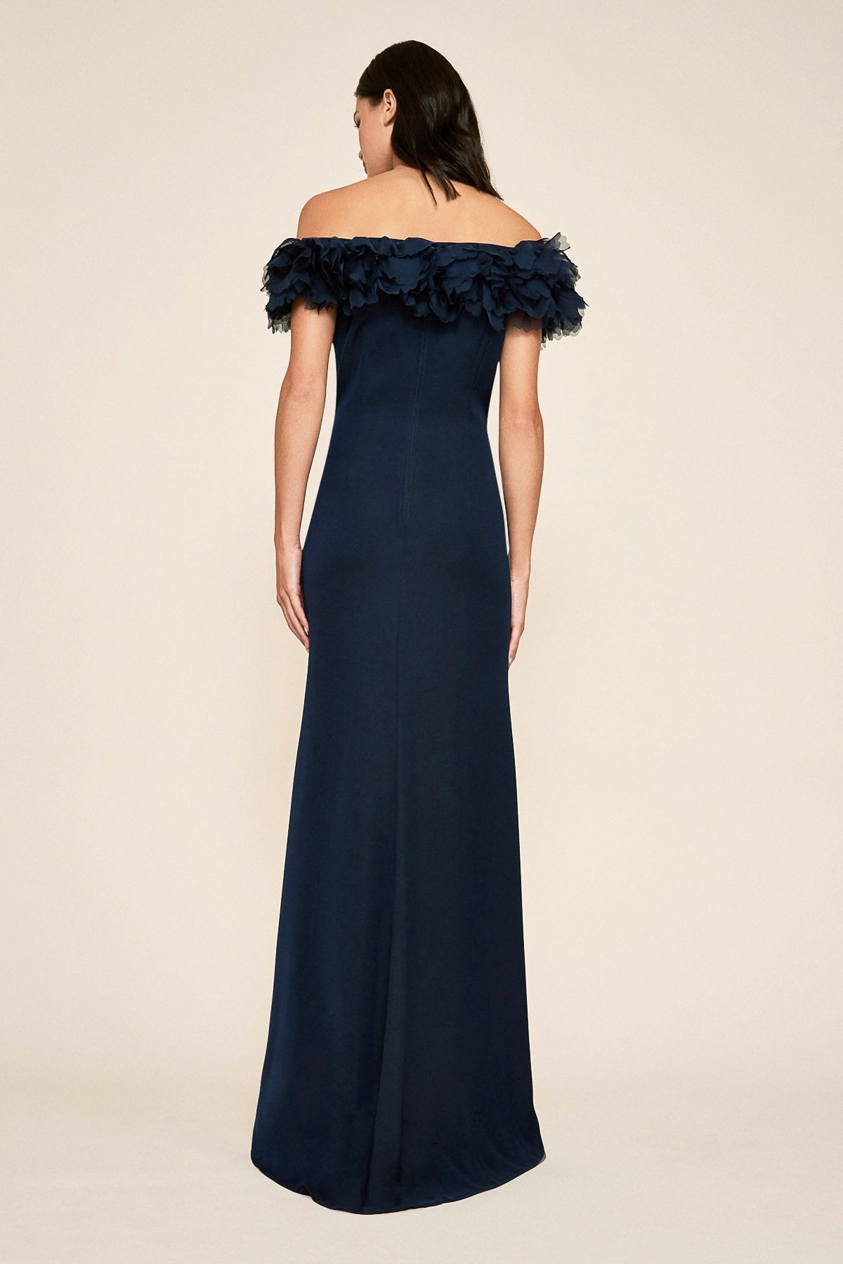 Tadashi Shoji - Azriel Ruffled Crepe Gown
