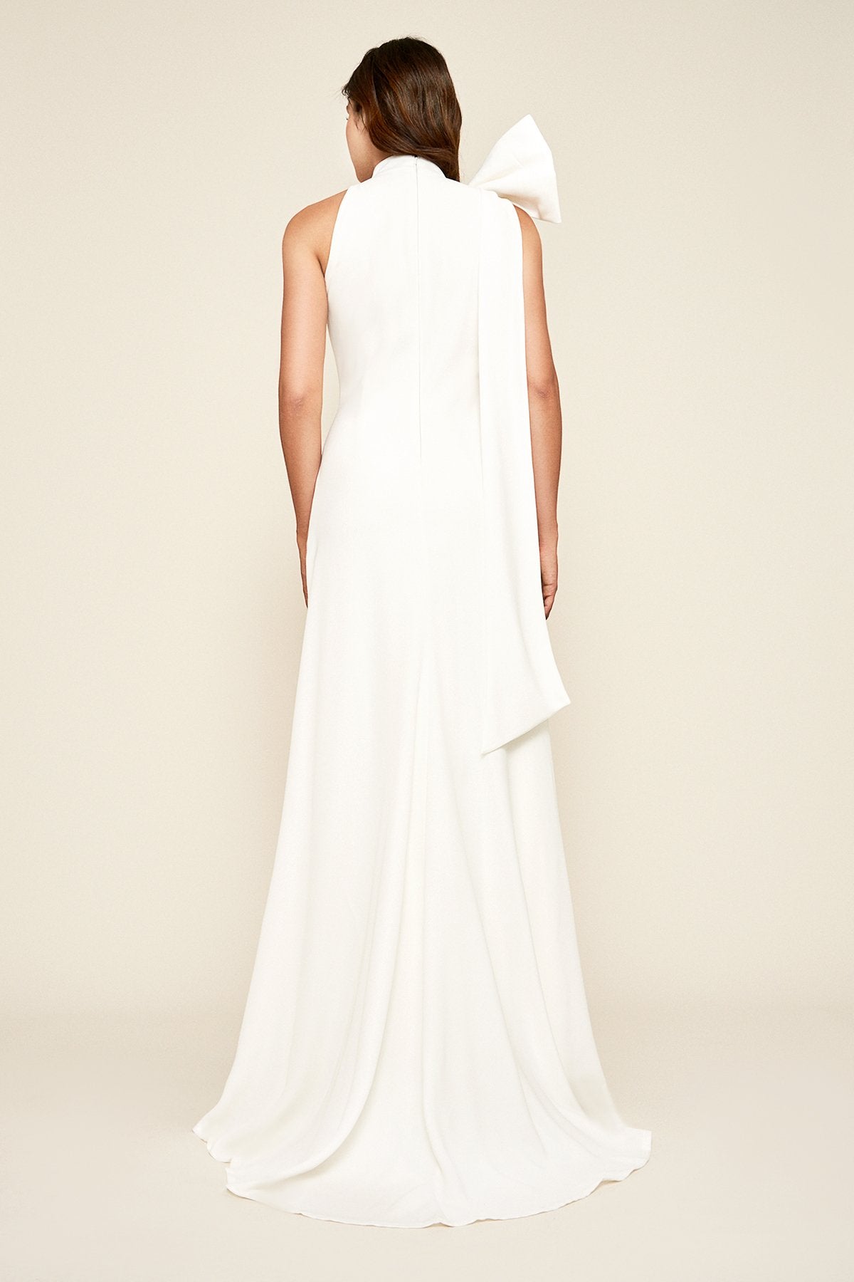 Marietta Halter Neck Bow Gown