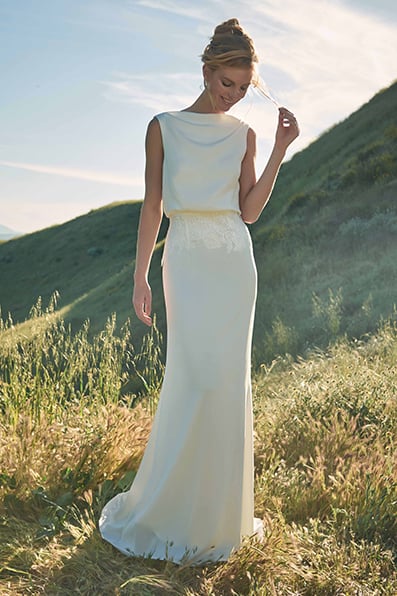 LILO BACK DRAPE GOWN