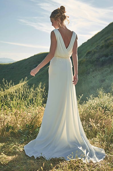 LILO BACK DRAPE GOWN