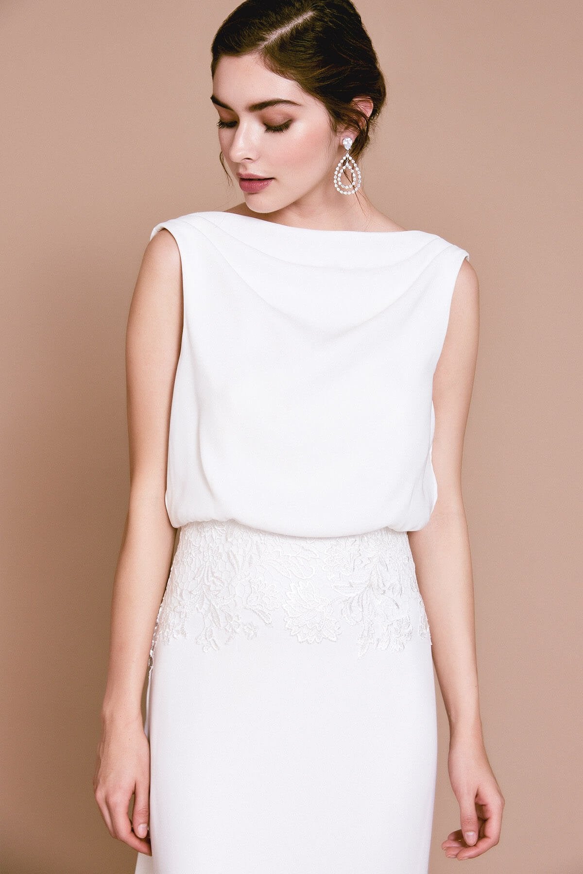 LILO BACK DRAPE GOWN