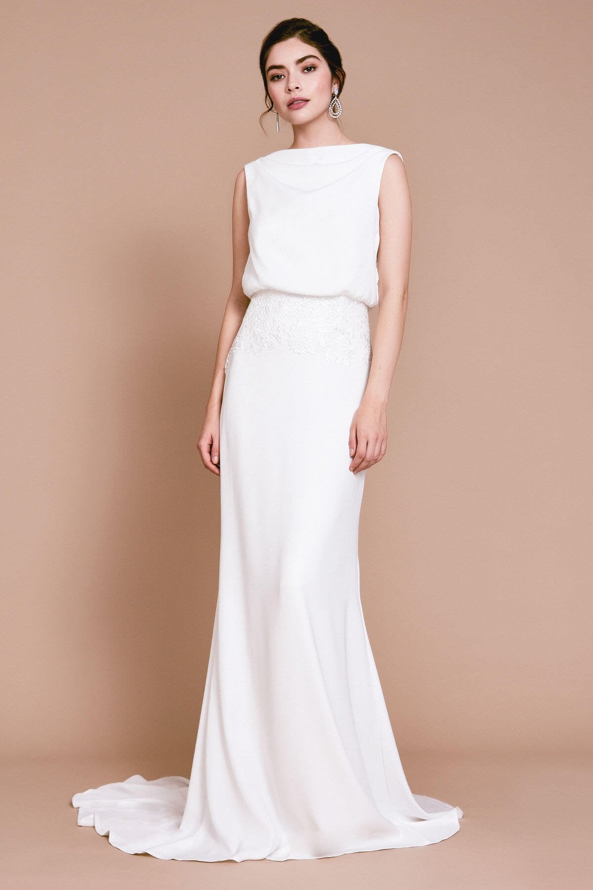 LILO BACK DRAPE GOWN