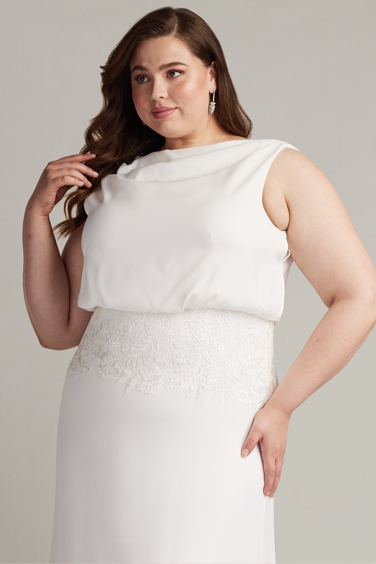 Lilo Back Drape Gown - PLUS SIZE