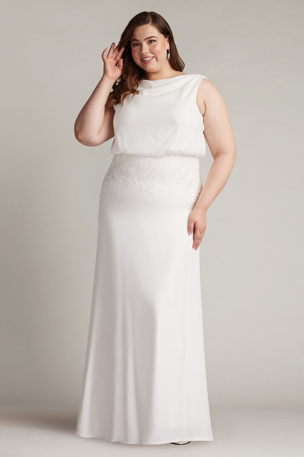 Lilo Back Drape Gown - PLUS SIZE