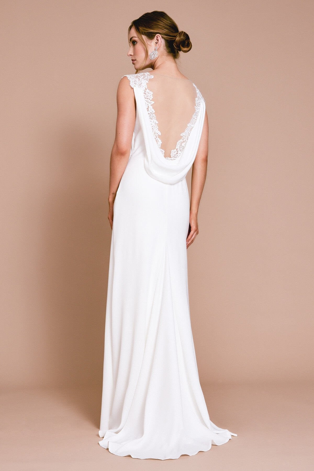 Katsa Draped Back Gown