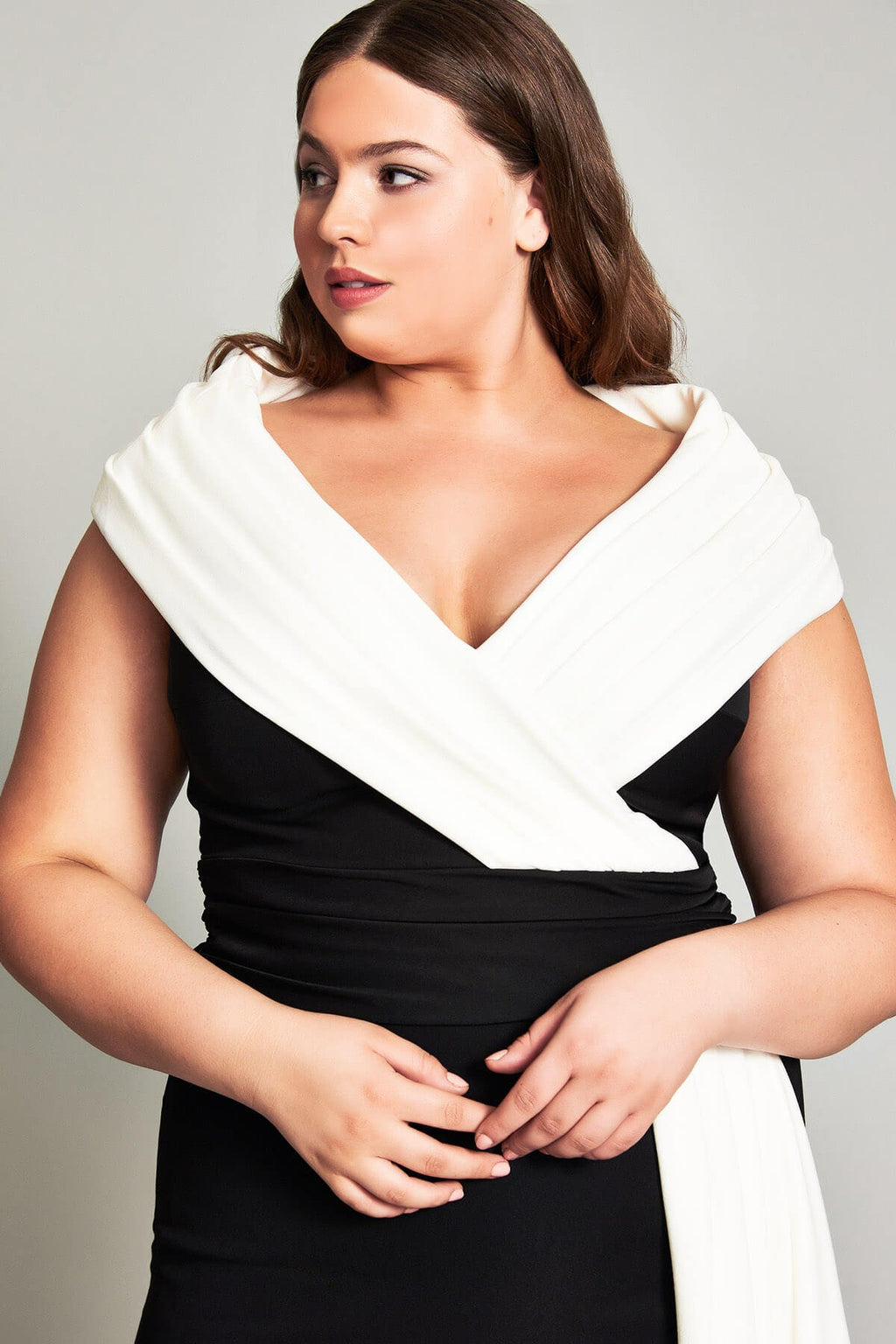 Yasu Cascading Ruffle Gown - PLUS SIZE
