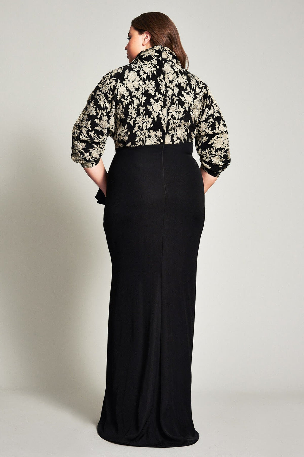 Norita Crepe Skirt Gown - PLUS SIZE