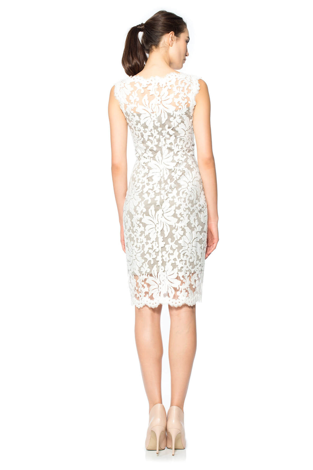 Paillette Embroidered Lace Sheath
