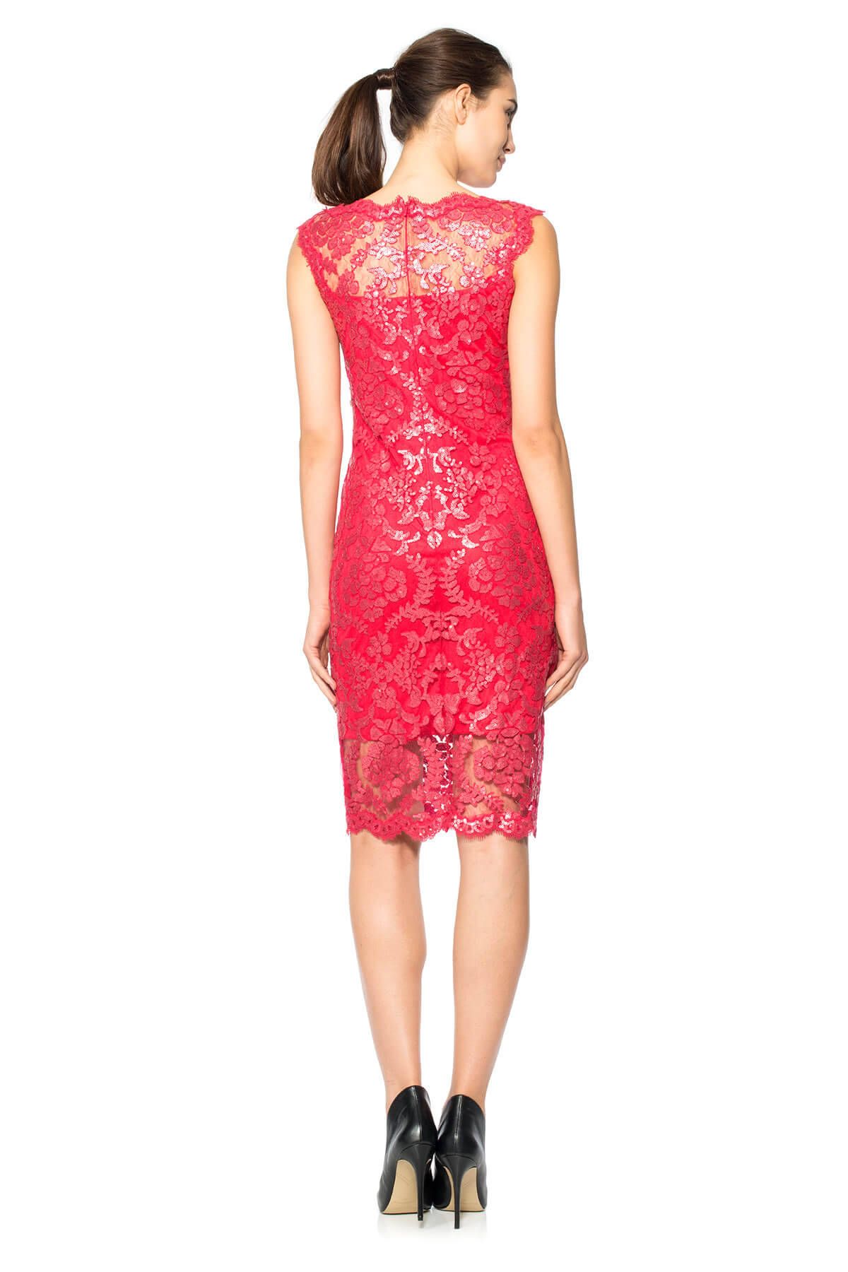 Paillette Embroidered Lace Sheath