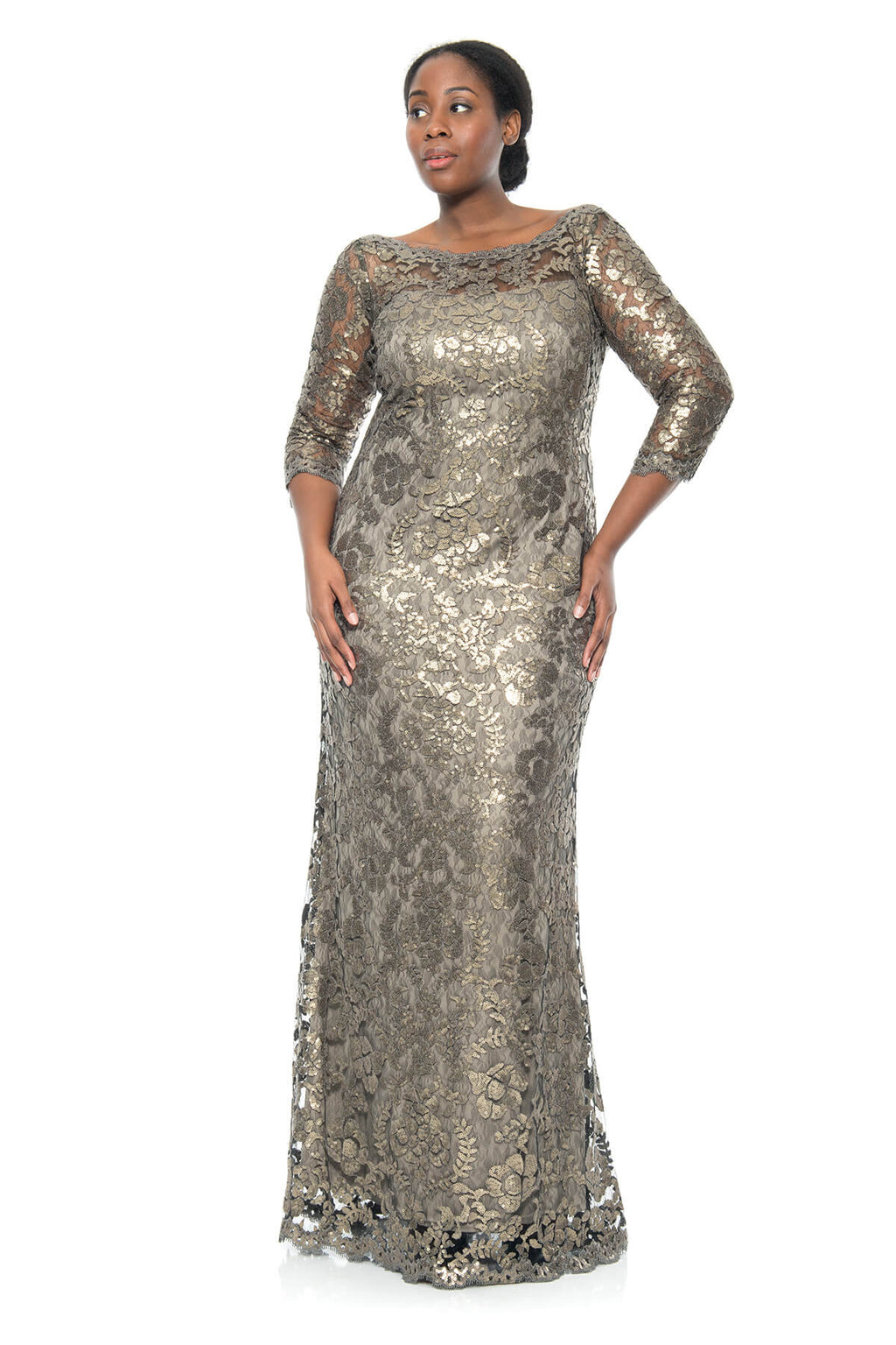 Tadashi Shoji Plus Size - Osprey Gown