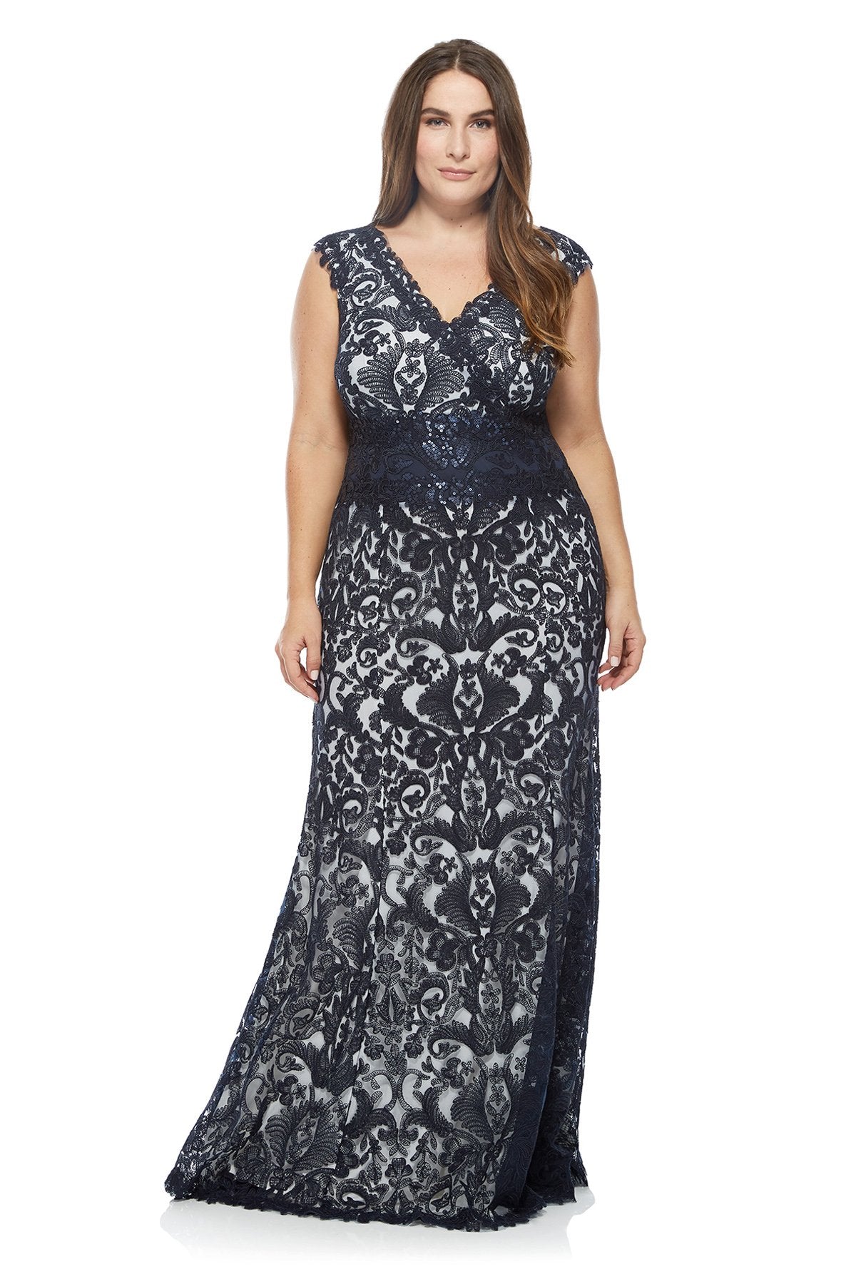 Tadashi Shoij Plus Size - Nanpu Gown