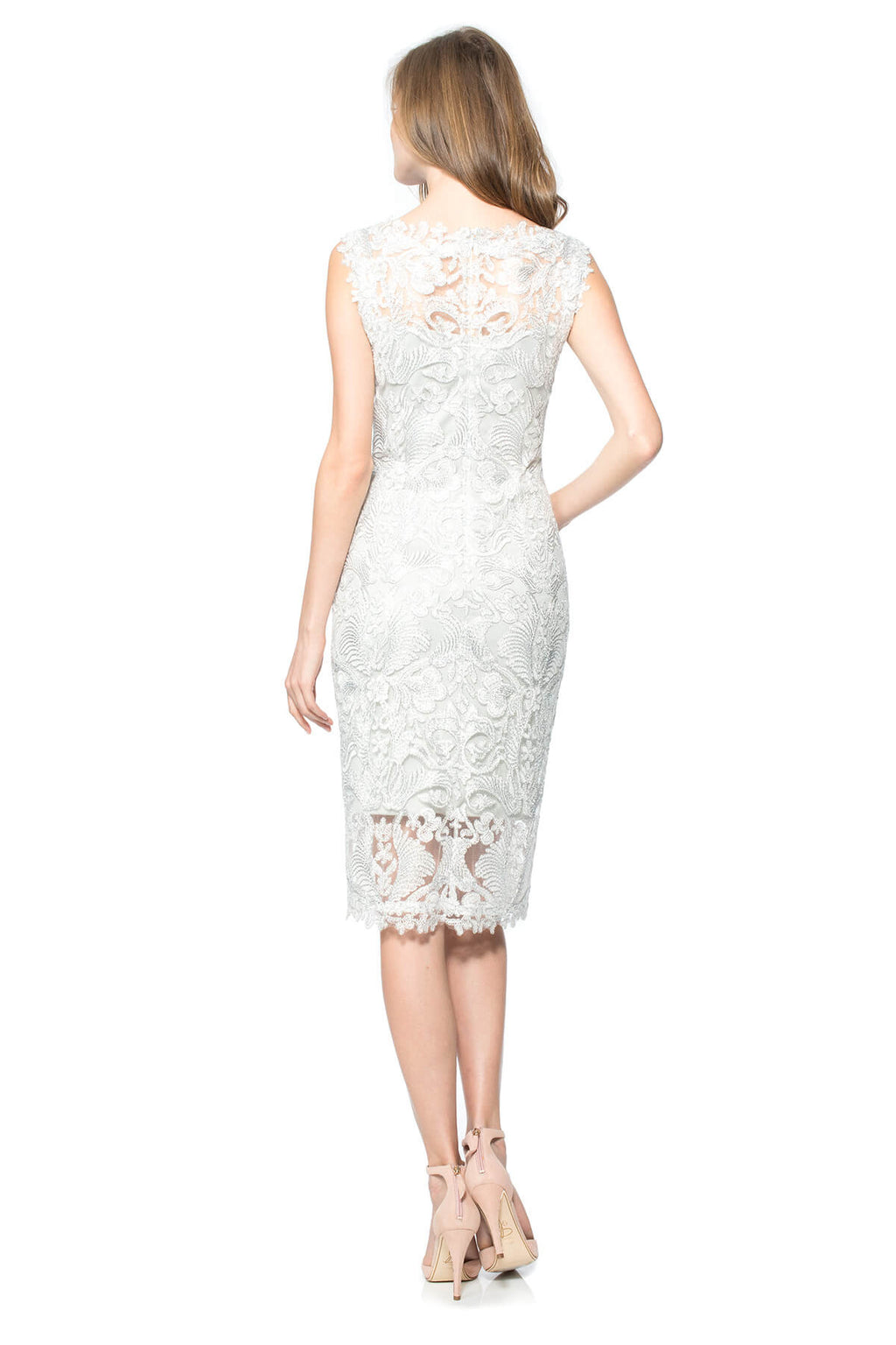 Mendy Embroidered Tulle Dress