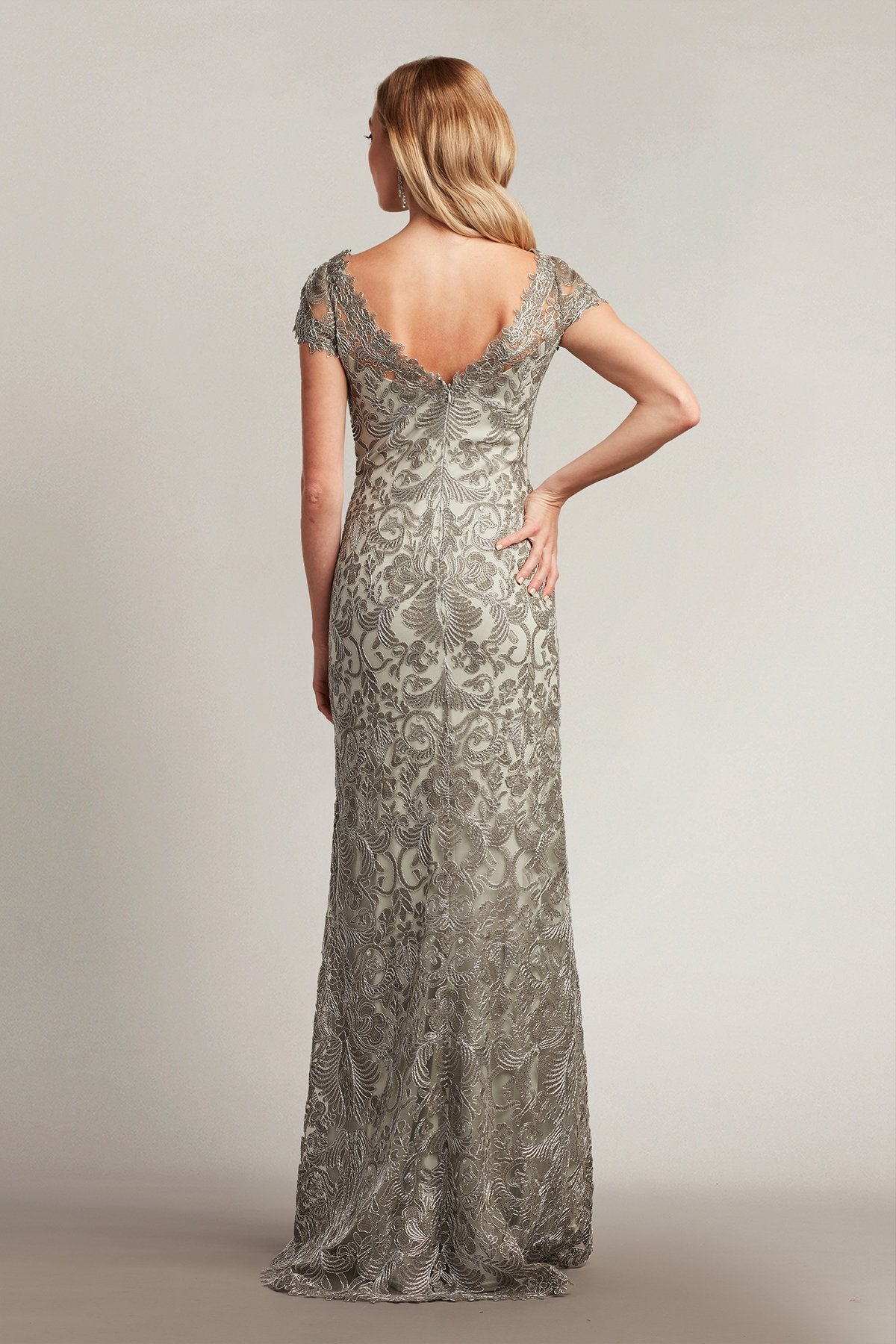 Adena Corded Embroidery Gown