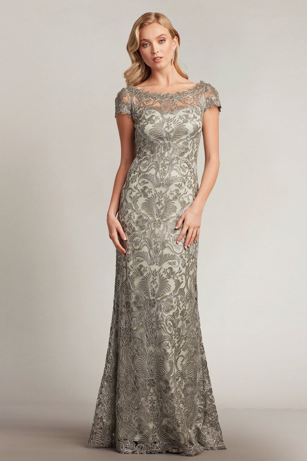 Adena Corded Embroidery Gown