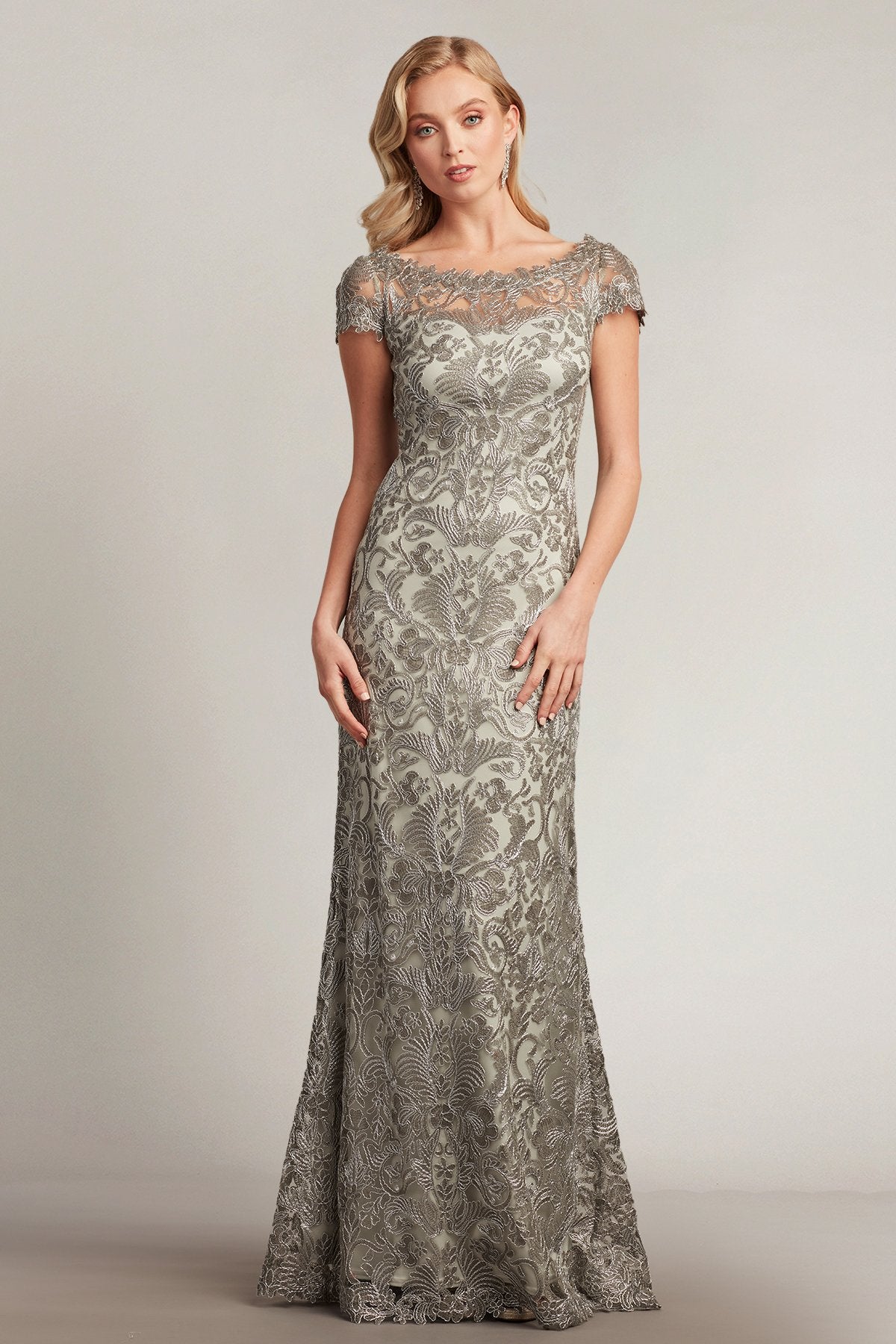 Adena Corded Embroidery Gown