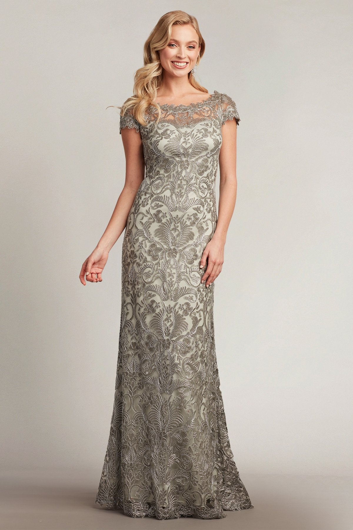 Adena Corded Embroidery Gown