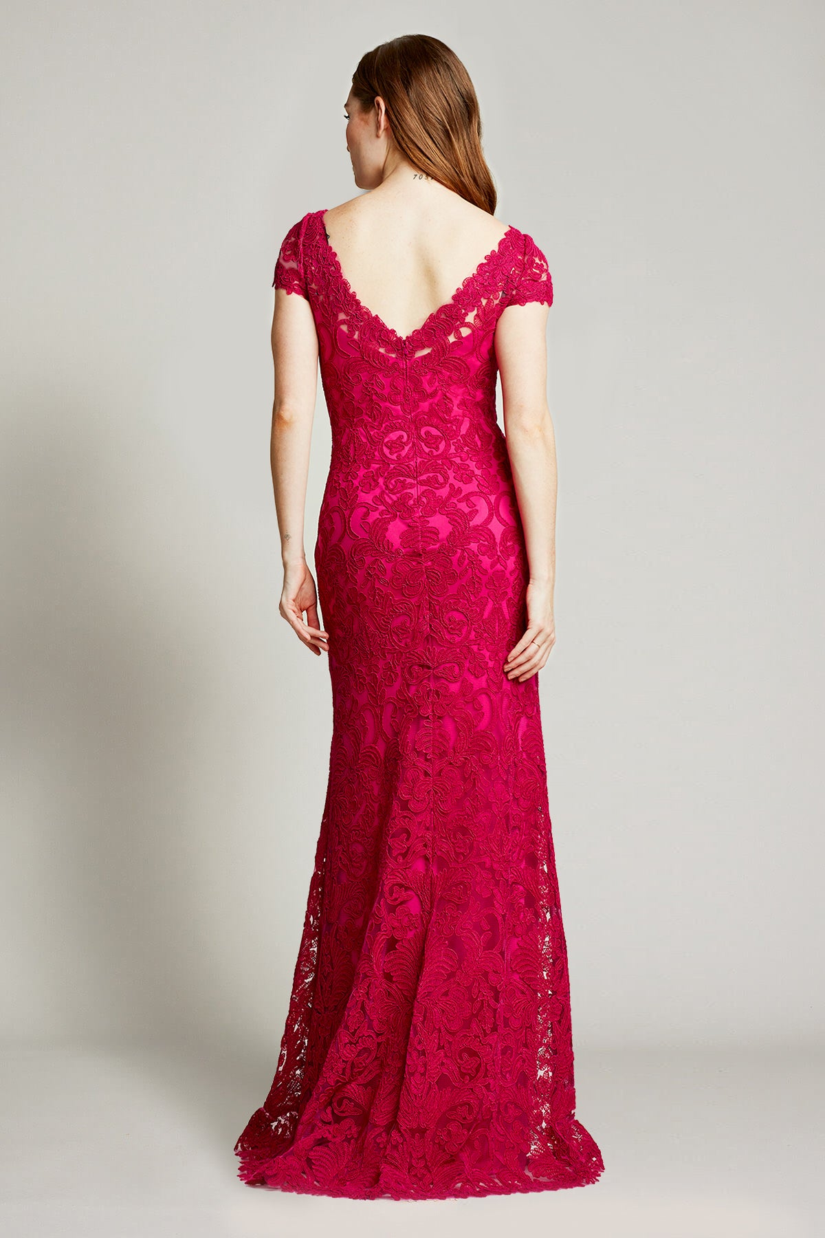 Adena Corded Embroidery Gown