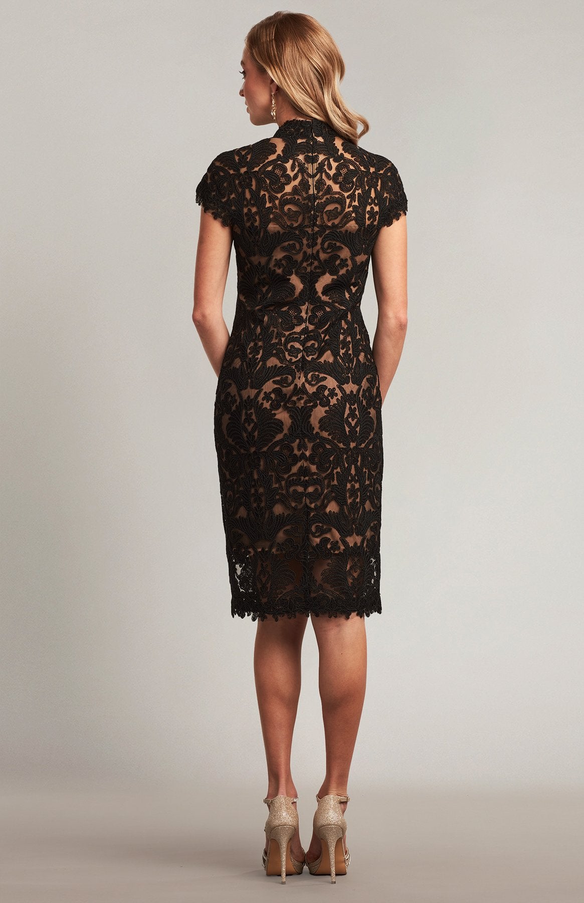 Cragg Keyhole Embroidered Dress