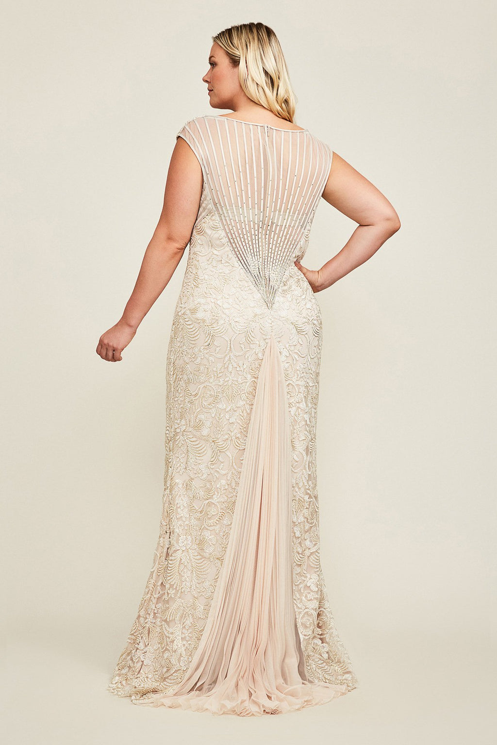 Tadashi Shoji - Elio Lace Gown - PLUS SIZE