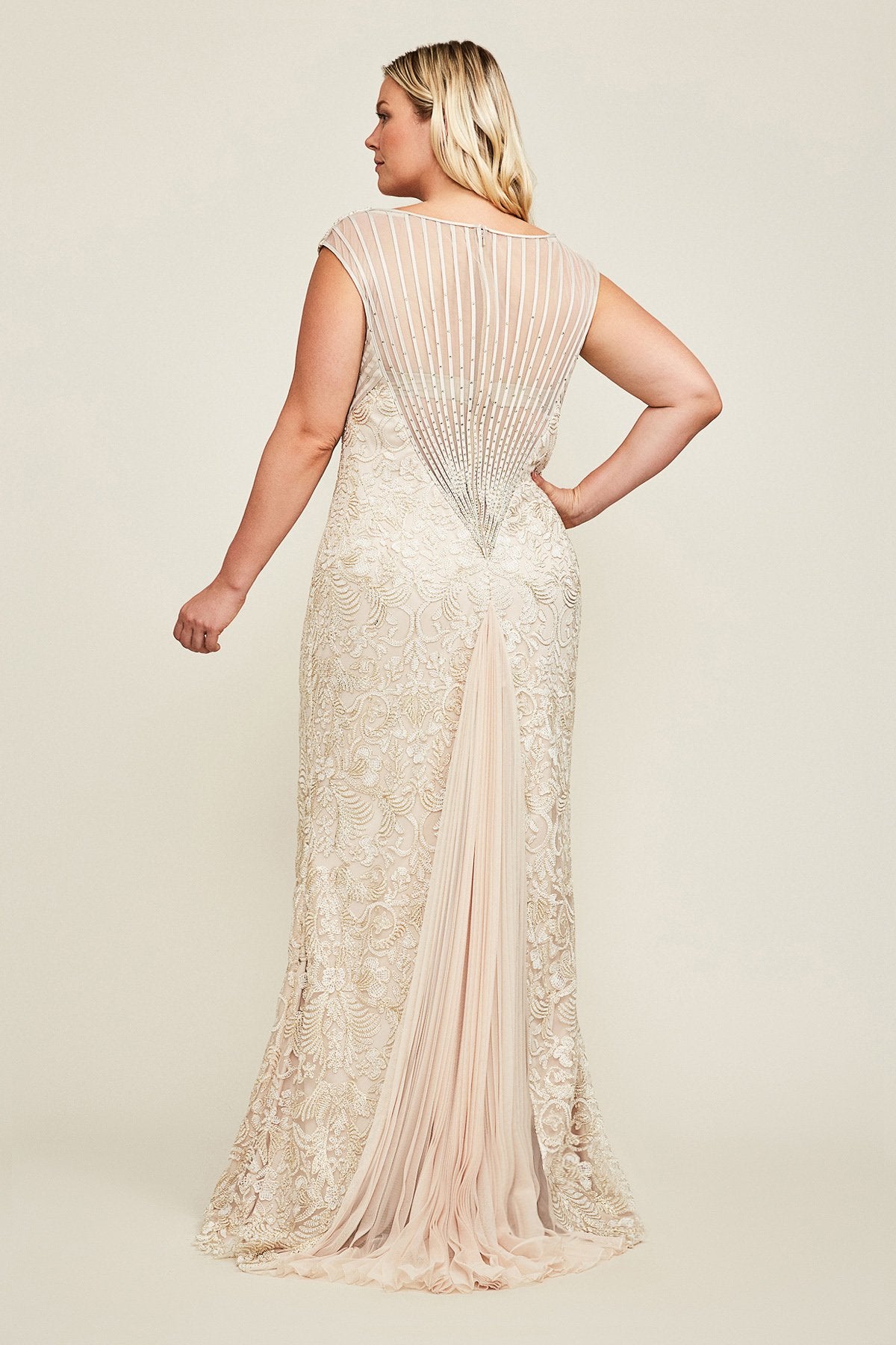Tadashi Shoji - Elio Lace Gown - PLUS SIZE
