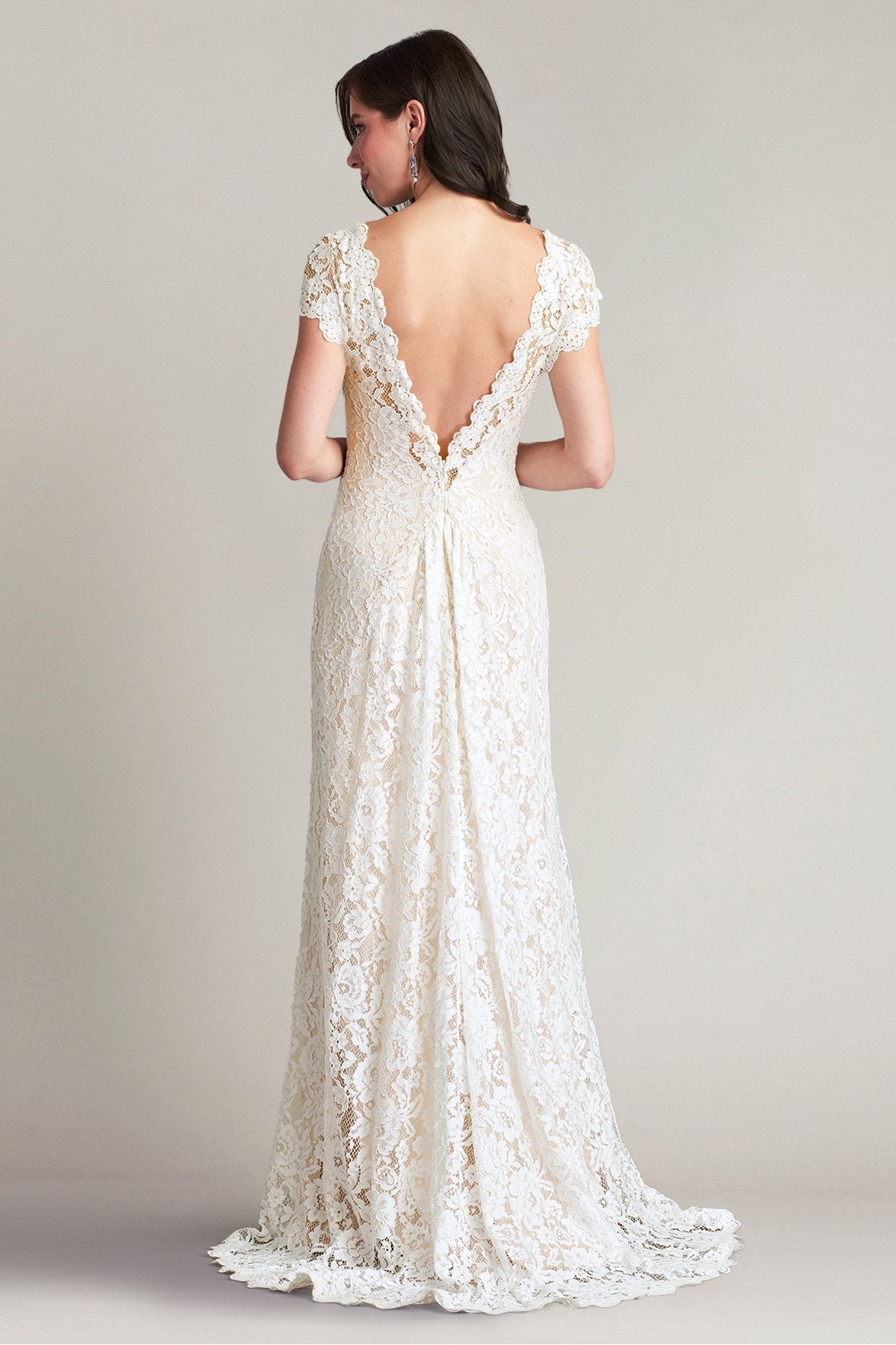 Maverick Open-Back Lace Gown
