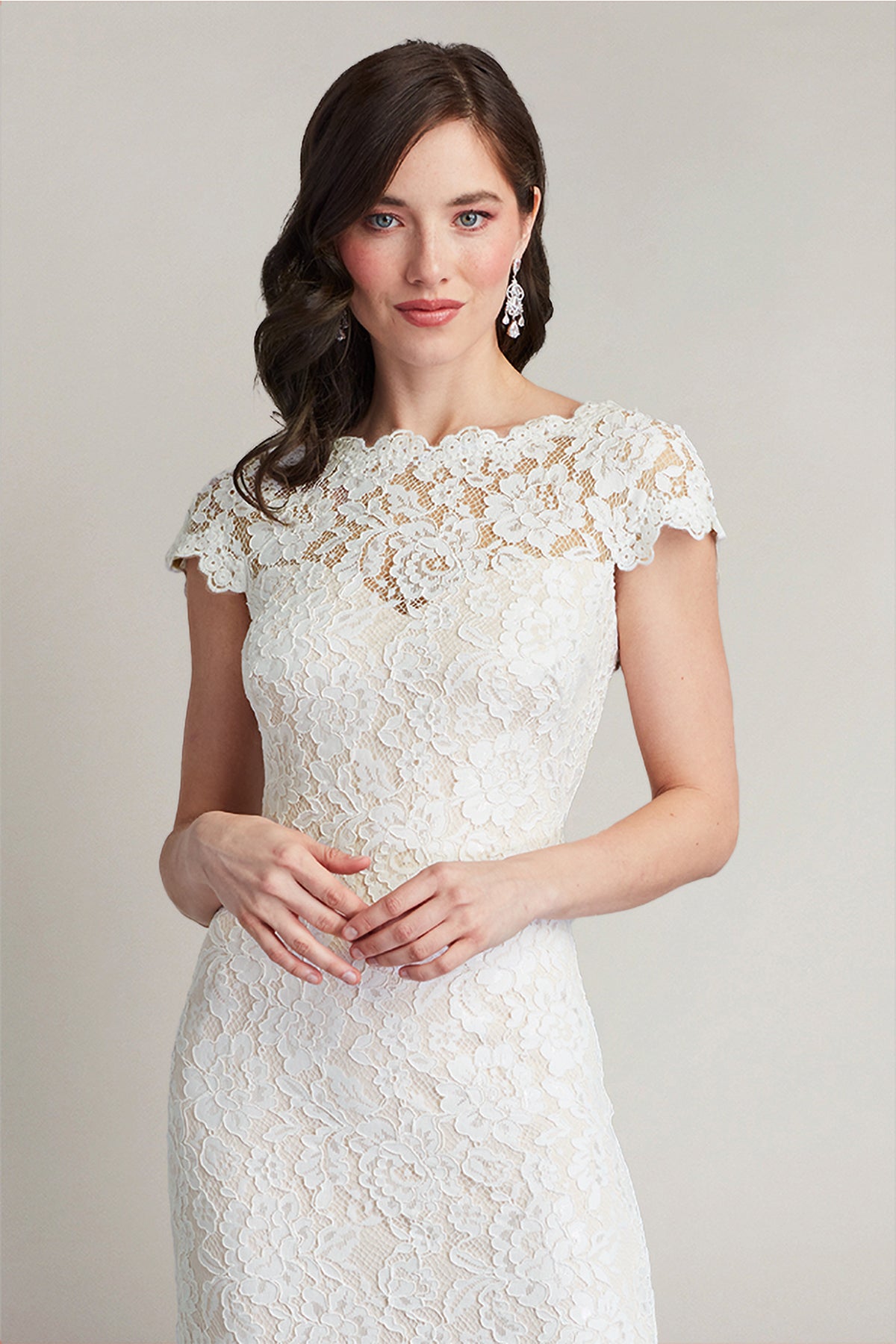 Maverick Open-Back Lace Gown