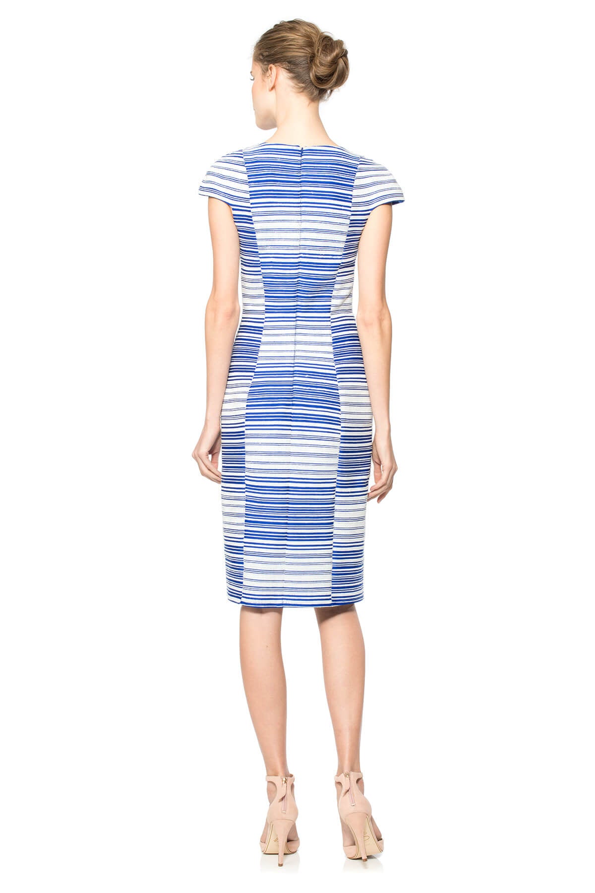 Mermaid Embroidered Panel Sheath Dress
