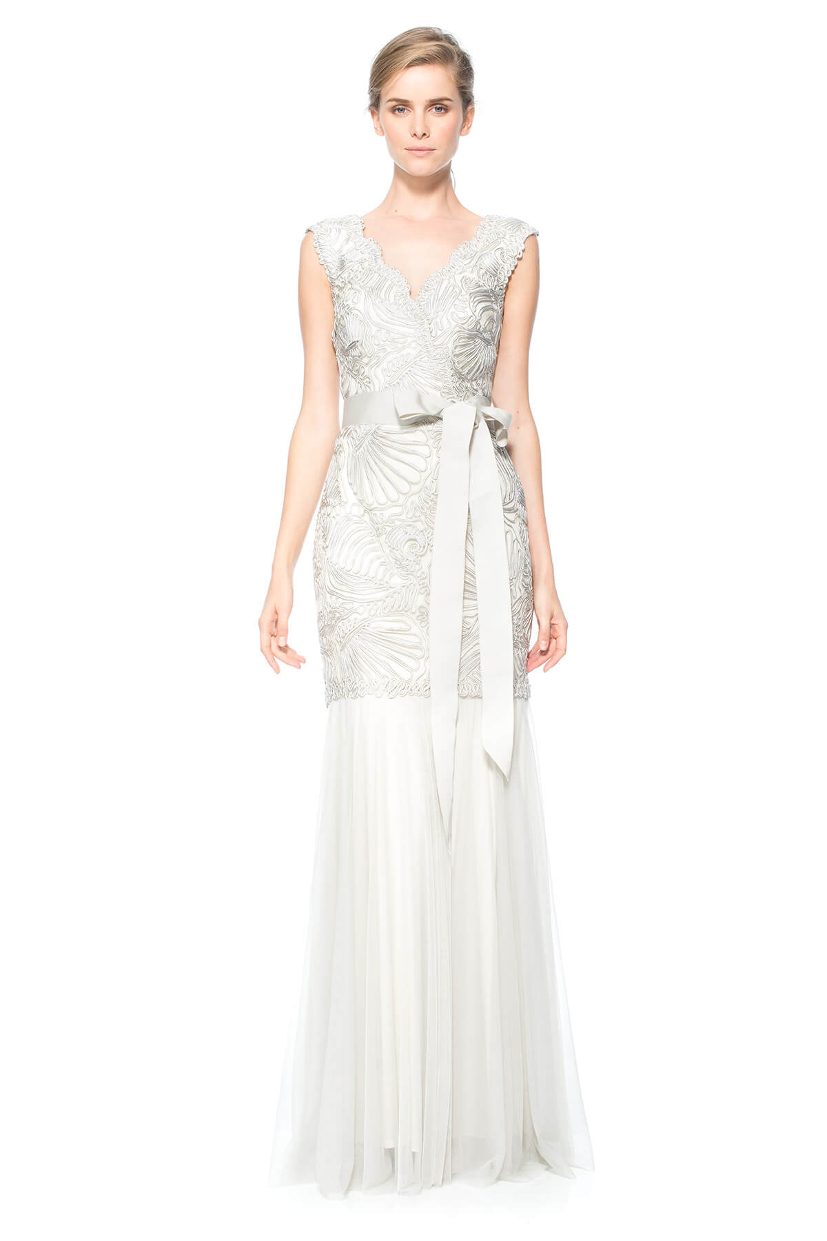 Passementerie Seashell and Tulle Gown