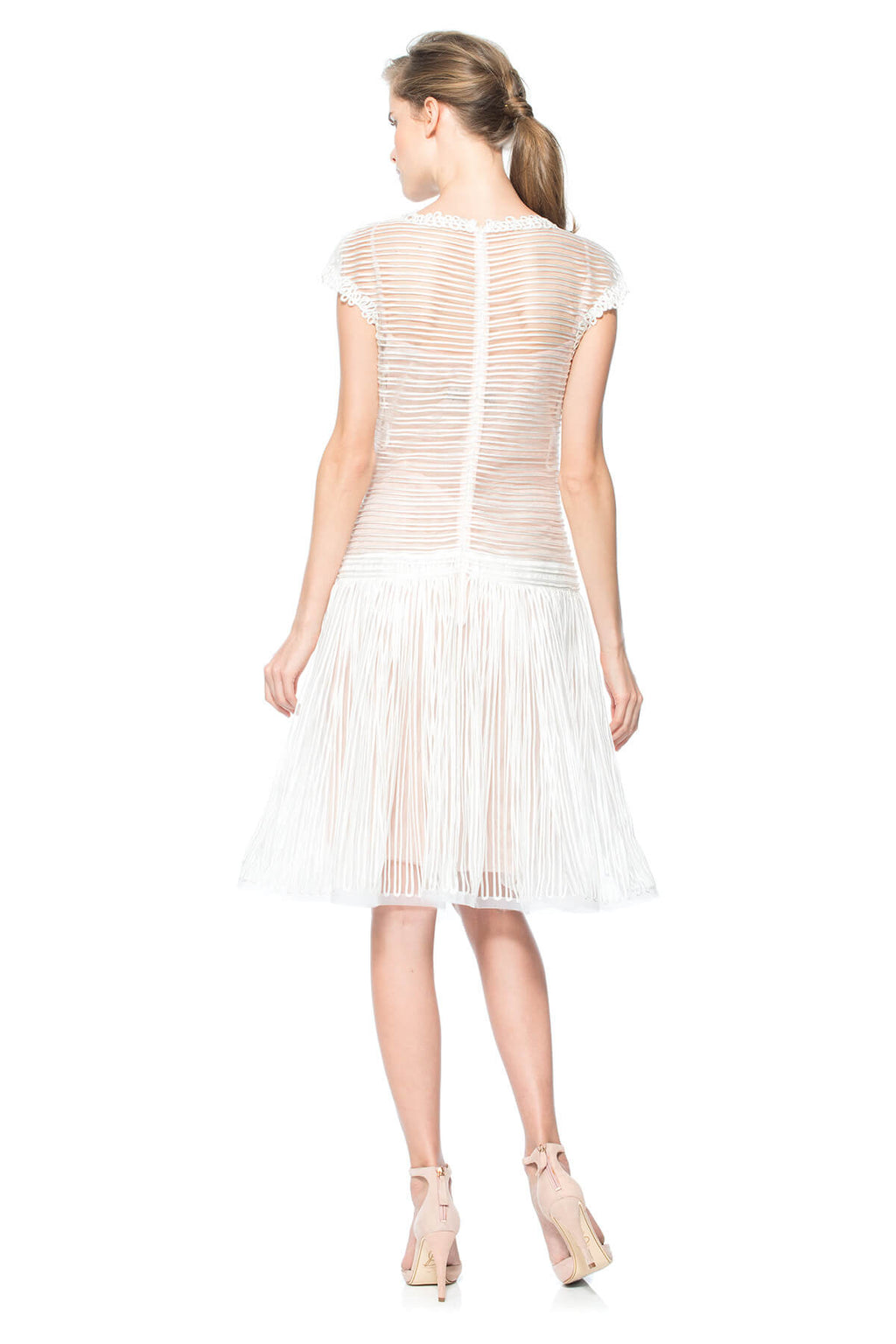 Passementerie Seashell Drop Waist Dress