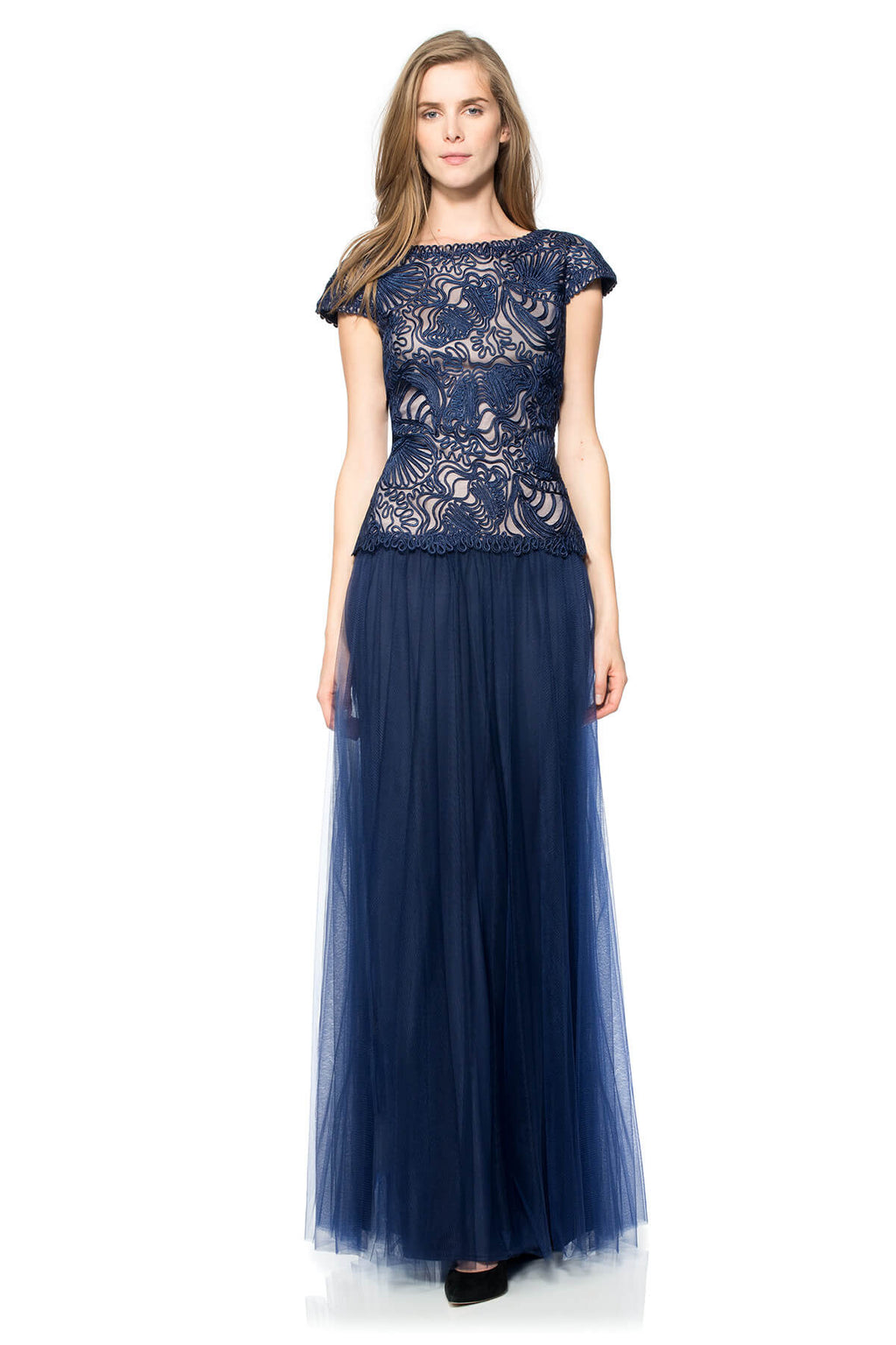 Passementerie Seashell Bodice and Tulle Gown