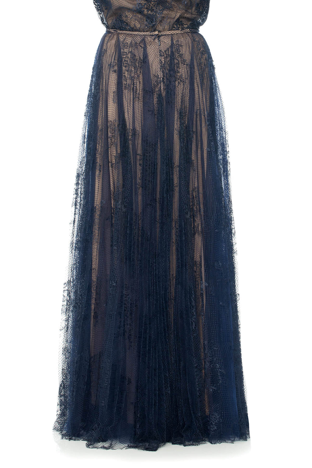 Lace and Embroidered Tulle Evening Set