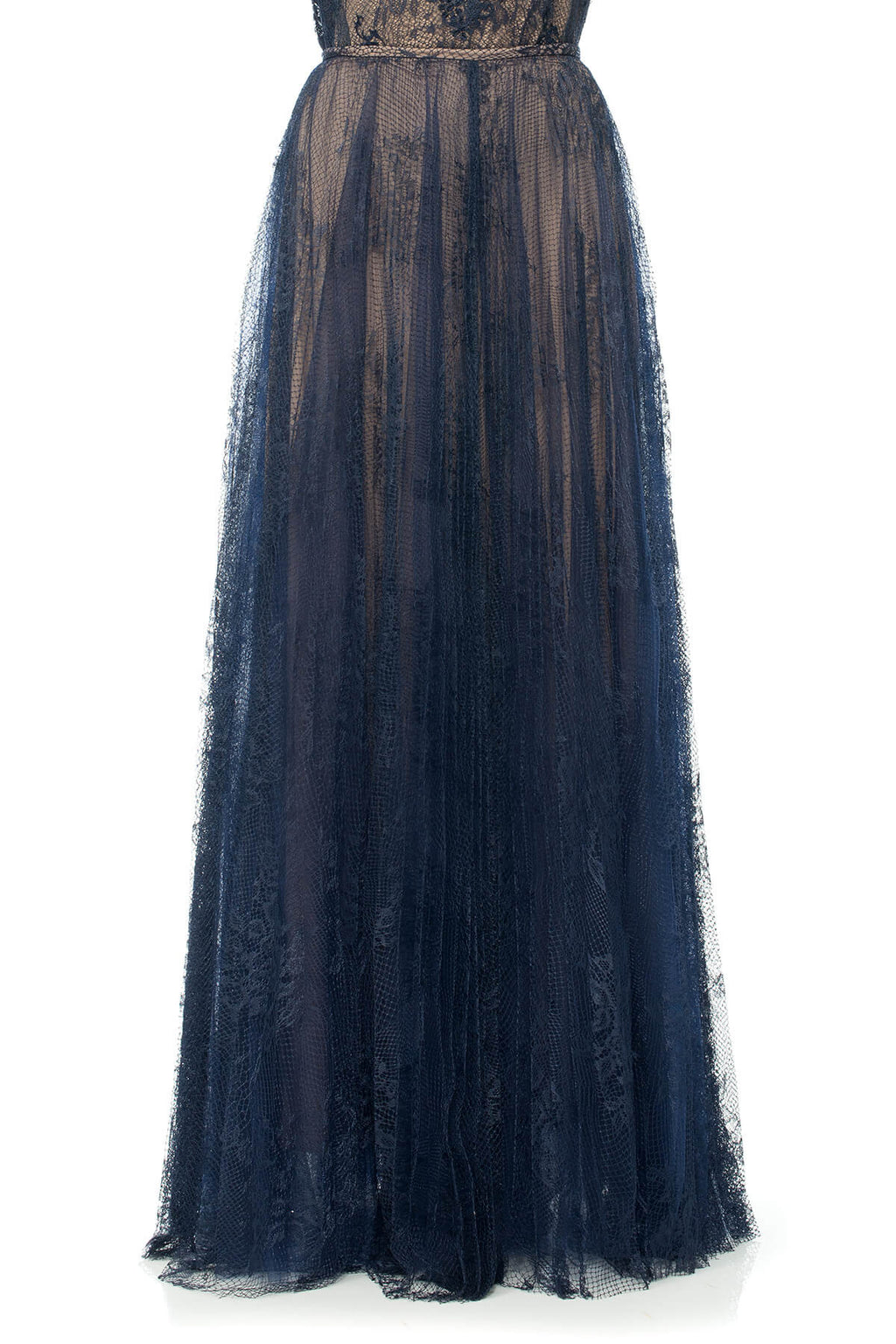 Lace and Embroidered Tulle Evening Set