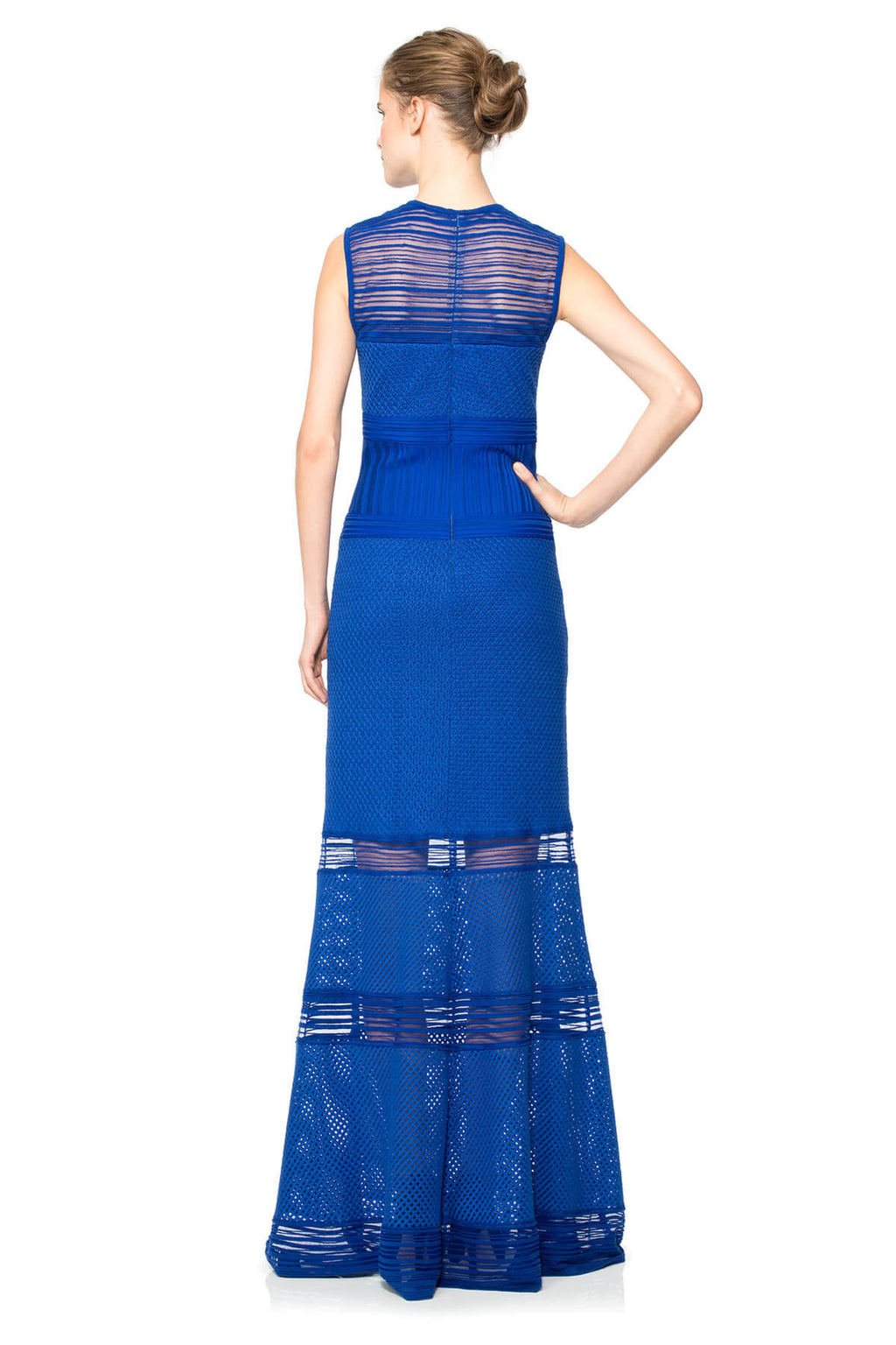 Crochet and Embroidered Knit Collage Gown